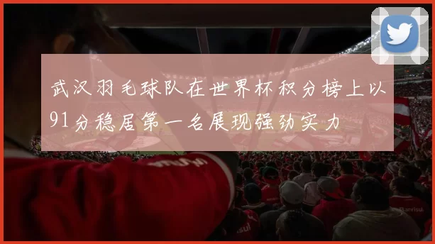 武汉羽毛球队在世界杯积分榜上以91分稳居第一名展现强劲实力